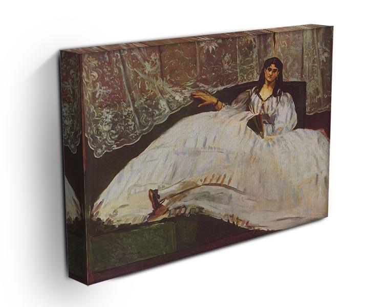 Lady with fan by Manet Canvas Print or Poster - Canvas Art Rocks - 3
