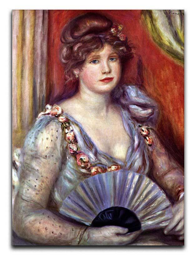 Lady with fan by Renoir Canvas Print or Poster  - Canvas Art Rocks - 1