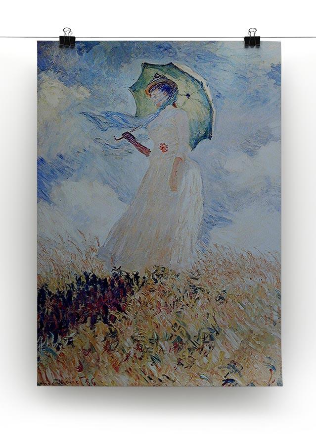Lady with umbrella Canvas Print & Poster - Canvas Art Rocks - 2