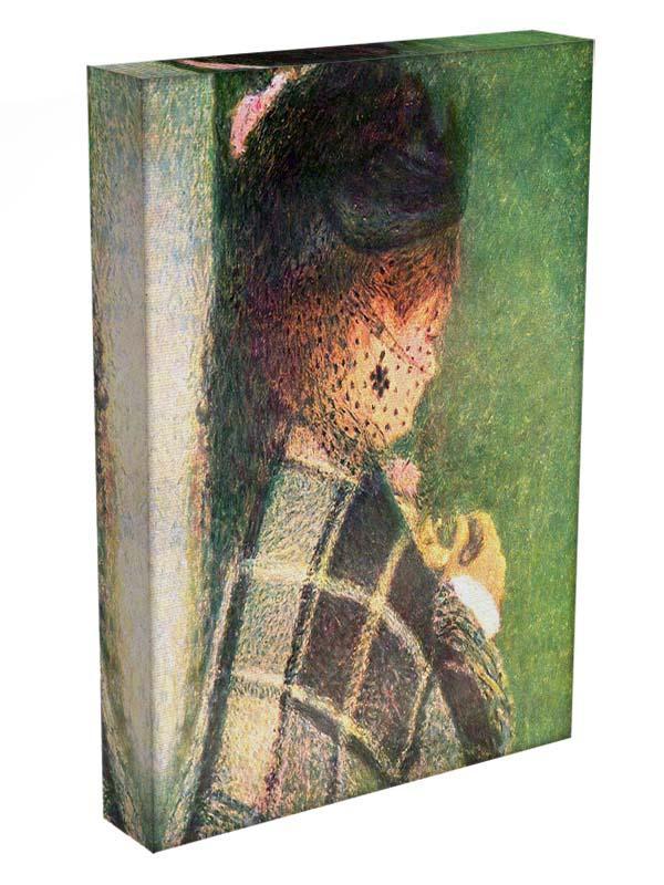 Lady with veil by Renoir Canvas Print or Poster - Canvas Art Rocks - 3