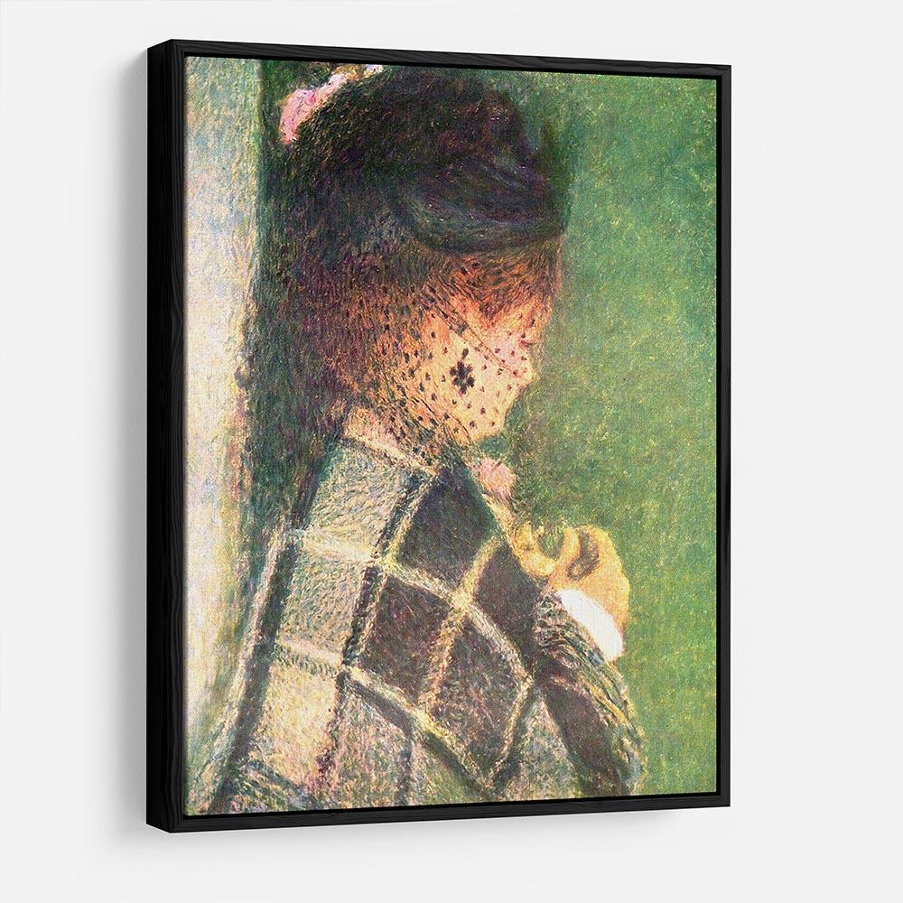 Lady with veil by Renoir HD Metal Print