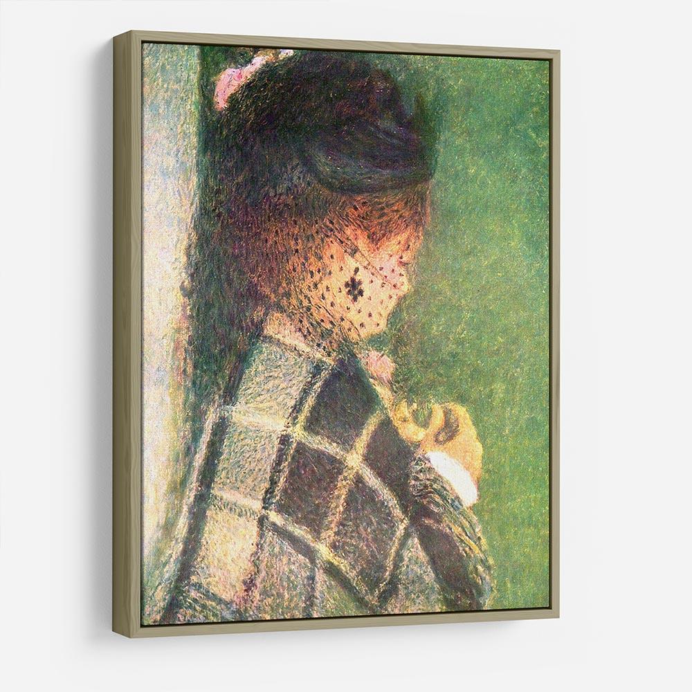 Lady with veil by Renoir HD Metal Print