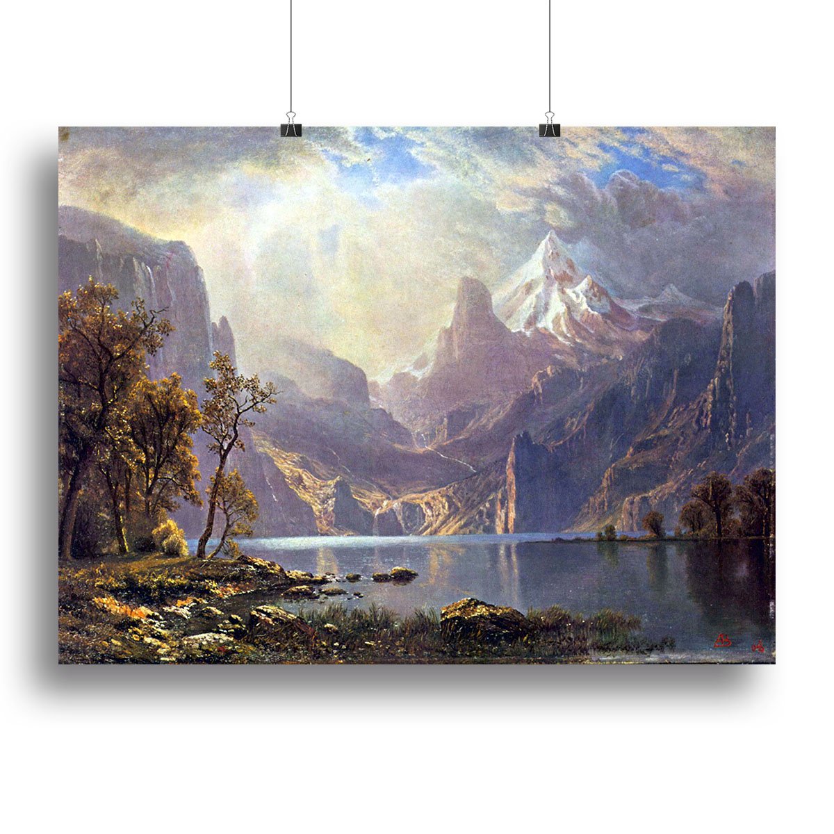 Lake Tahoe by Bierstadt Canvas Print or Poster