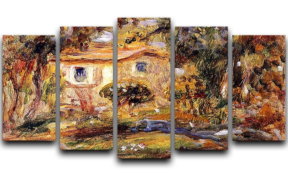 Landscape1 by Renoir 5 Split Panel Canvas  - Canvas Art Rocks - 1