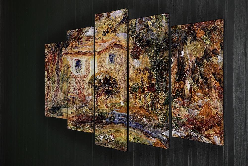 Landscape1 by Renoir 5 Split Panel Canvas - Canvas Art Rocks - 2