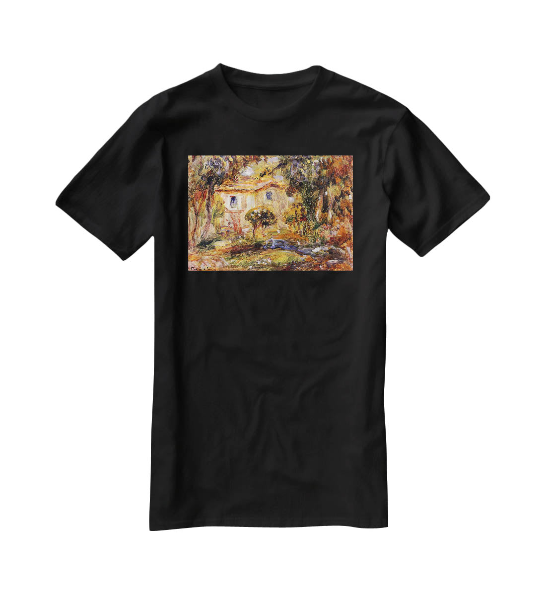 Landscape1 by Renoir T-Shirt - Canvas Art Rocks - 1