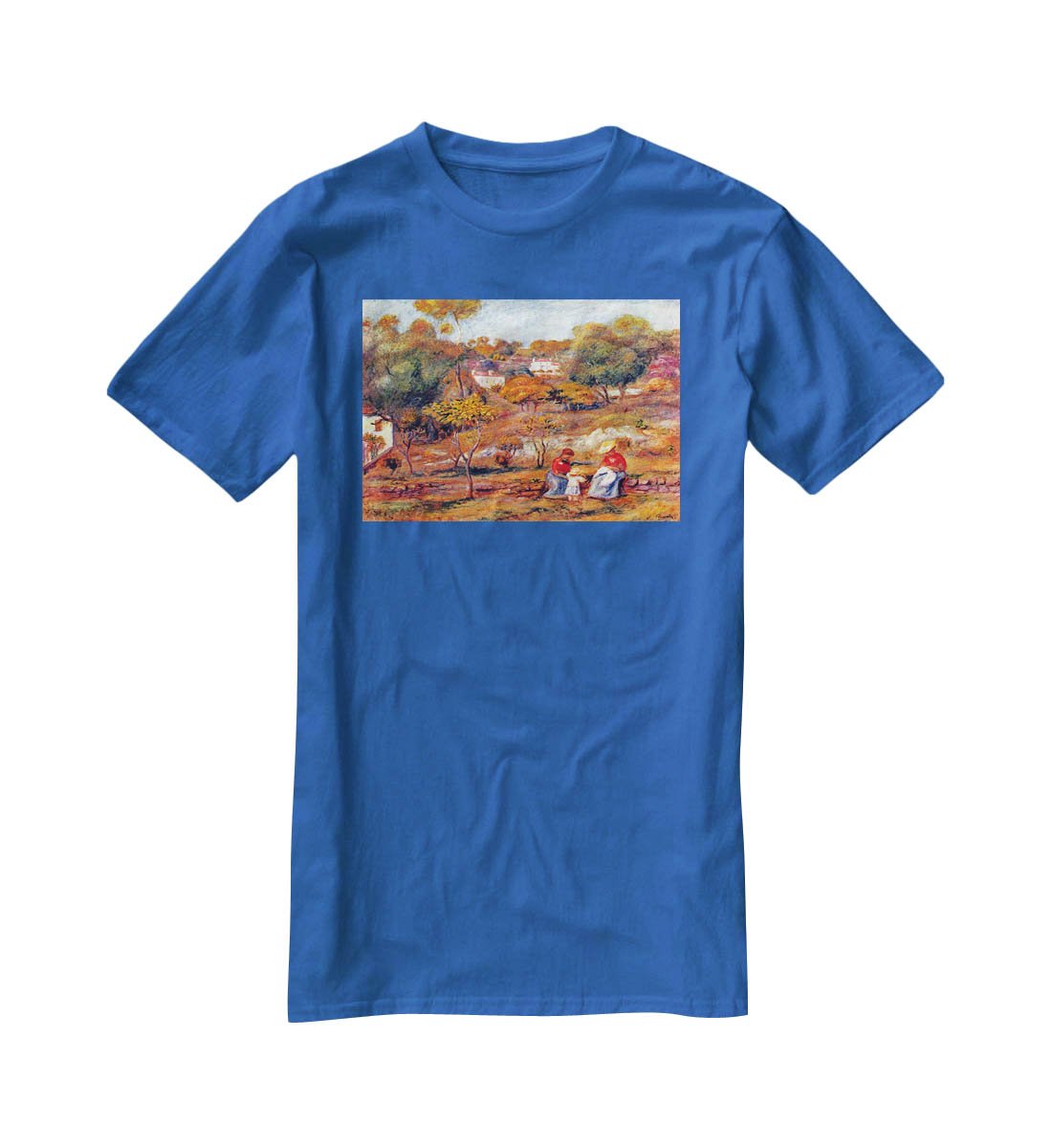Landscape at Cagnes by Renoir T-Shirt - Canvas Art Rocks - 2