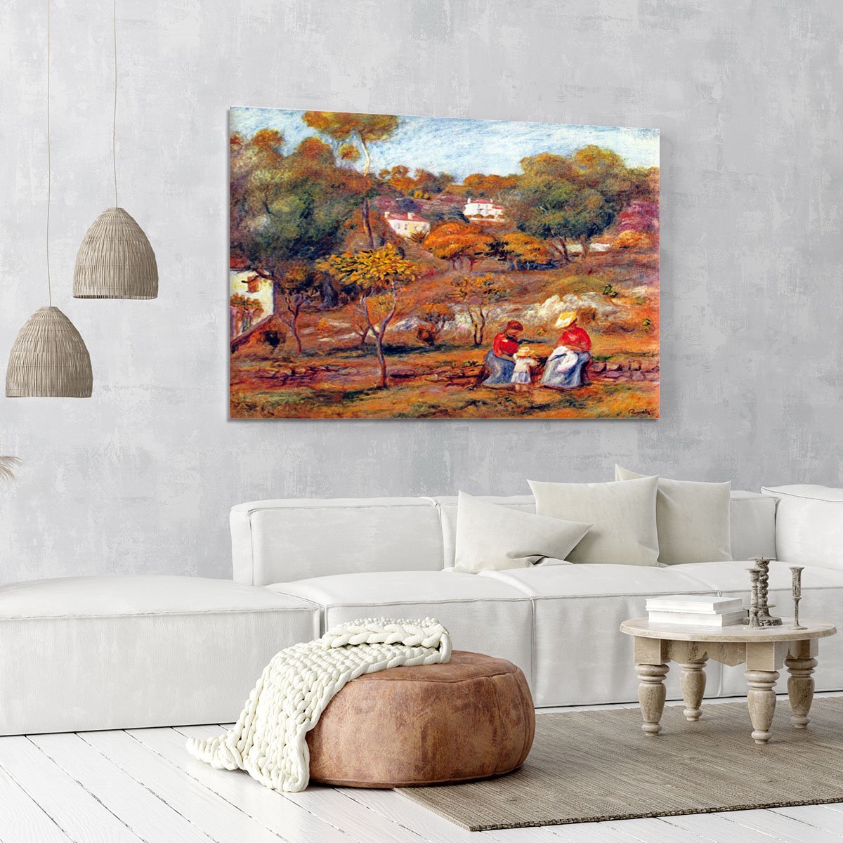 Landscape at Cagnes by Renoir Canvas Print or Poster