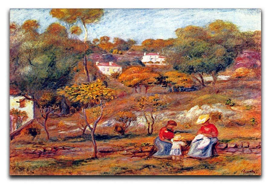 Landscape at Cagnes by Renoir Canvas Print or Poster  - Canvas Art Rocks - 1