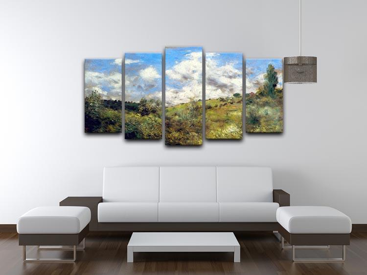 Landscape by Renoir 5 Split Panel Canvas - Canvas Art Rocks - 3