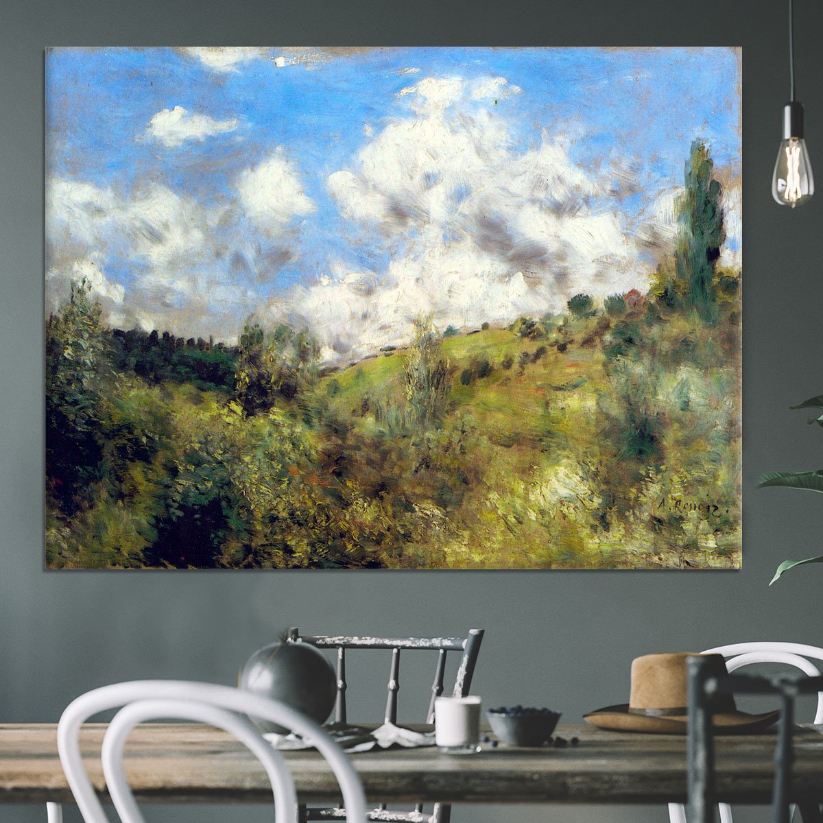 Landscape by Renoir Canvas Print or Poster
