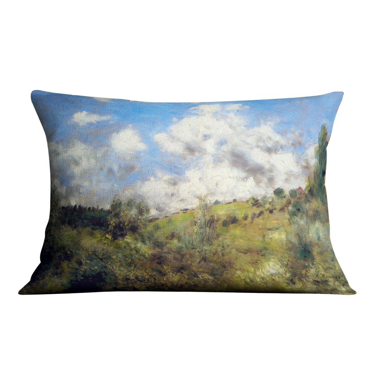 Landscape by Renoir Throw Pillow