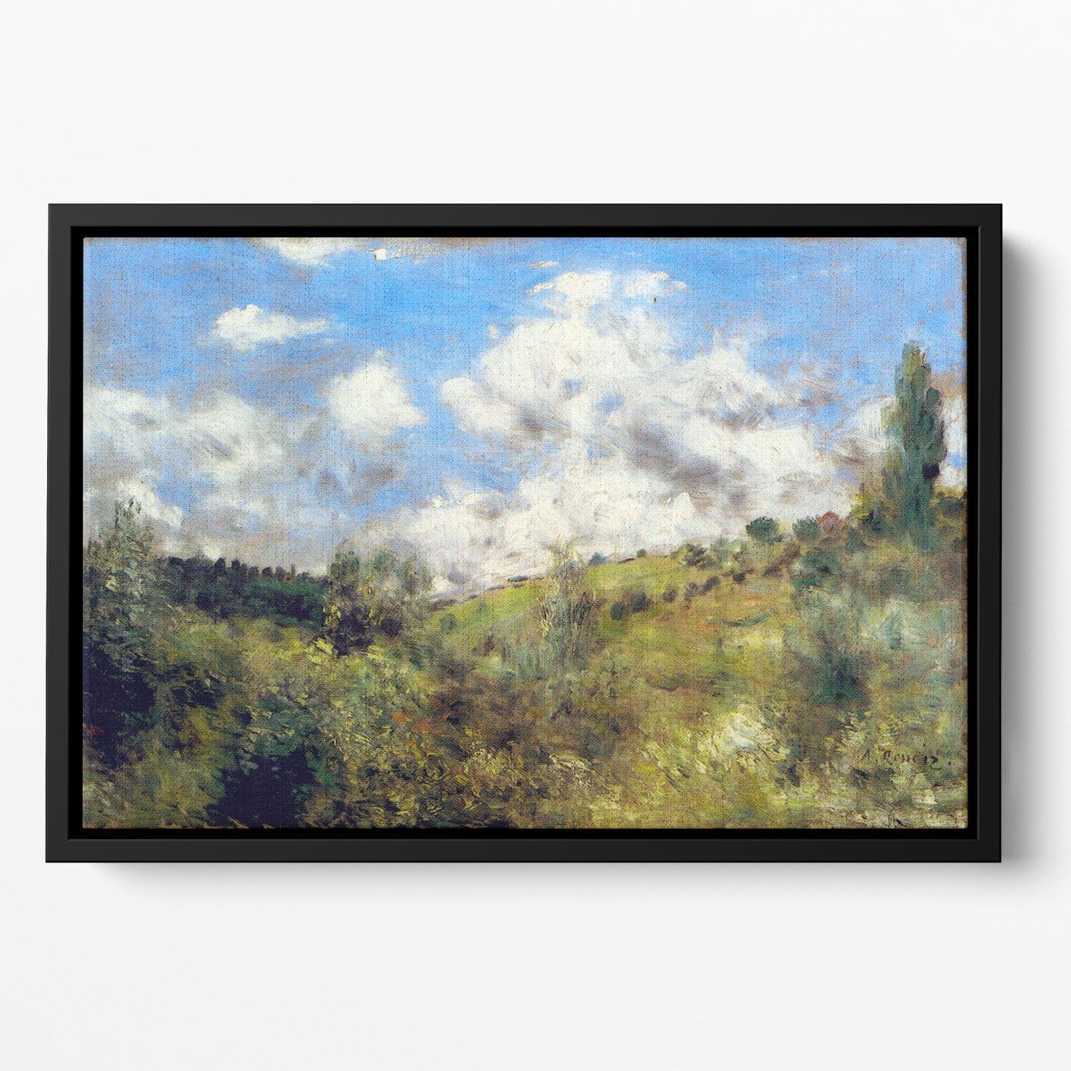 Landscape by Renoir Floating Framed Canvas