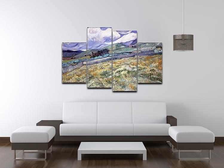 Landscape from Saint-Remy 4 Split Panel Canvas - Canvas Art Rocks - 3