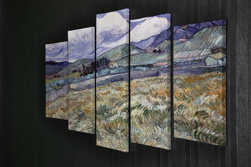 Landscape from Saint-Remy 5 Split Panel Canvas - Canvas Art Rocks - 2