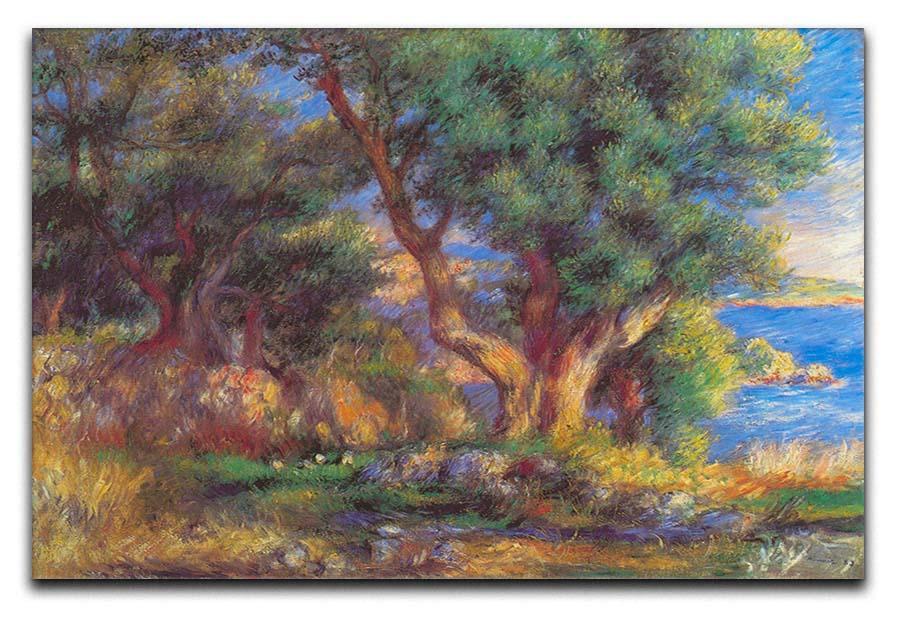 Landscape in Menton by Renoir Canvas Print or Poster  - Canvas Art Rocks - 1