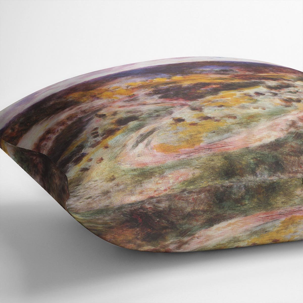 Landscape in Wargemont by Renoir Throw Pillow