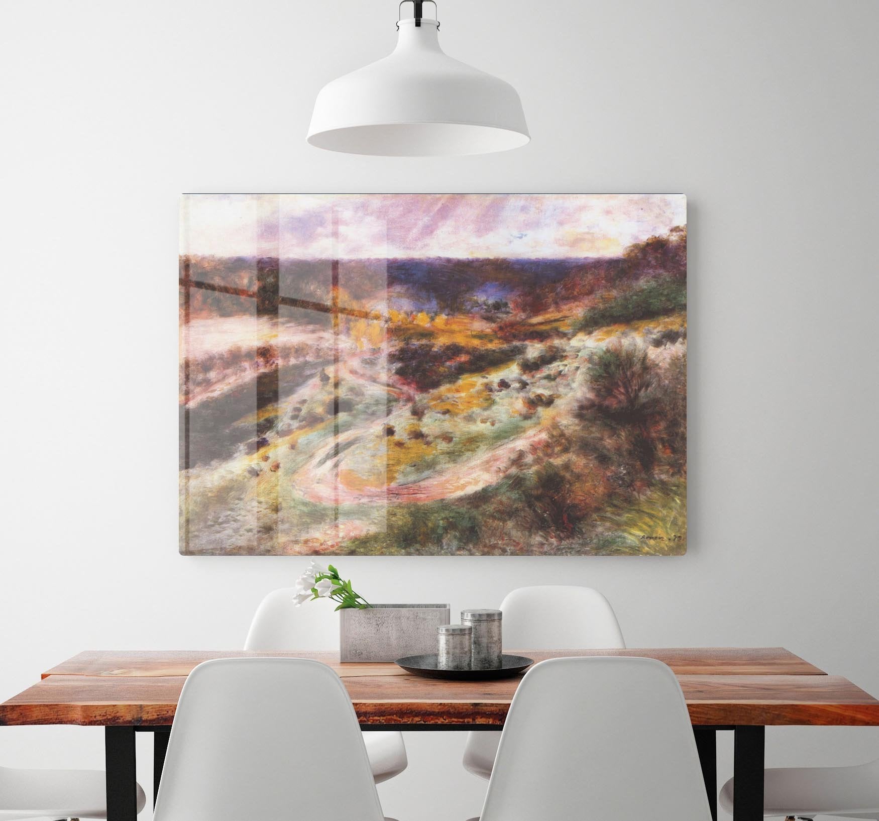 Landscape in Wargemont by Renoir HD Metal Print