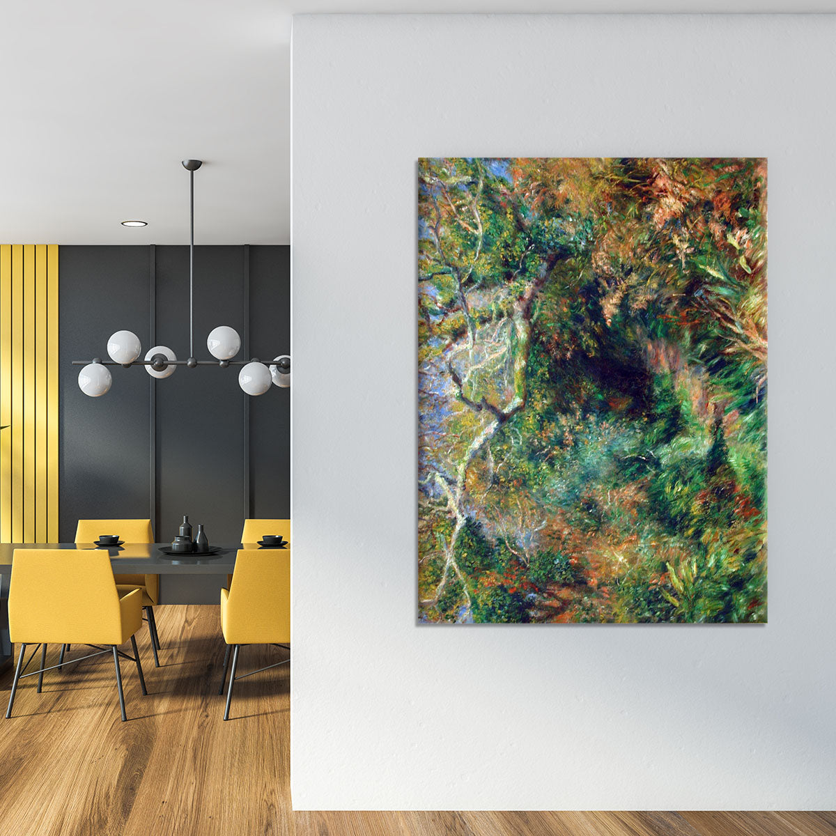 Landscape in southern France by Renoir Canvas Print or Poster - Canvas Art Rocks - 4