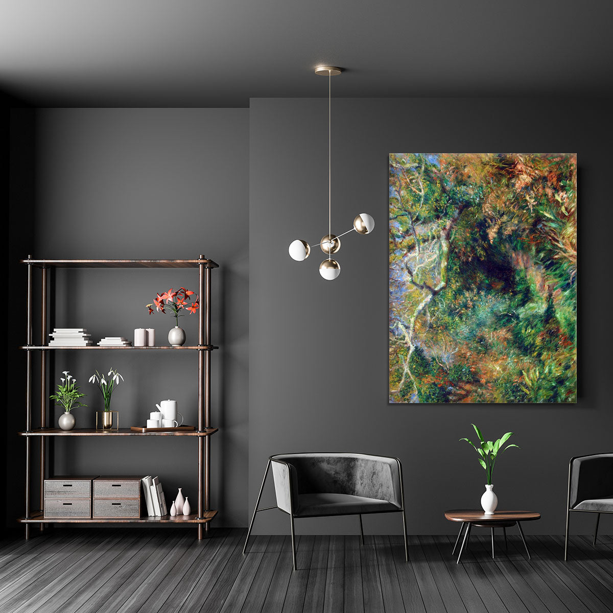 Landscape in southern France by Renoir Canvas Print or Poster - Canvas Art Rocks - 5