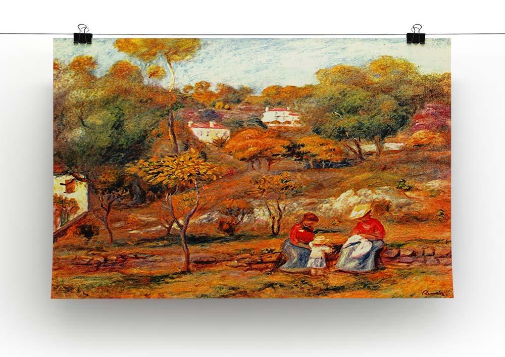 Landscape with Cagnes by Renoir Canvas Print or Poster - Canvas Art Rocks - 2
