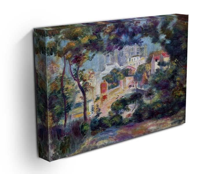Landscape with a view of the Sacred Heart by Renoir Canvas Print or Poster - Canvas Art Rocks - 3