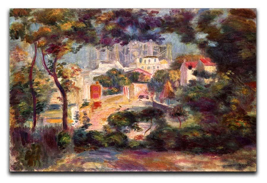 Landscape with the view of Sacre Coeur by Renoir Canvas Print or Poster  - Canvas Art Rocks - 1