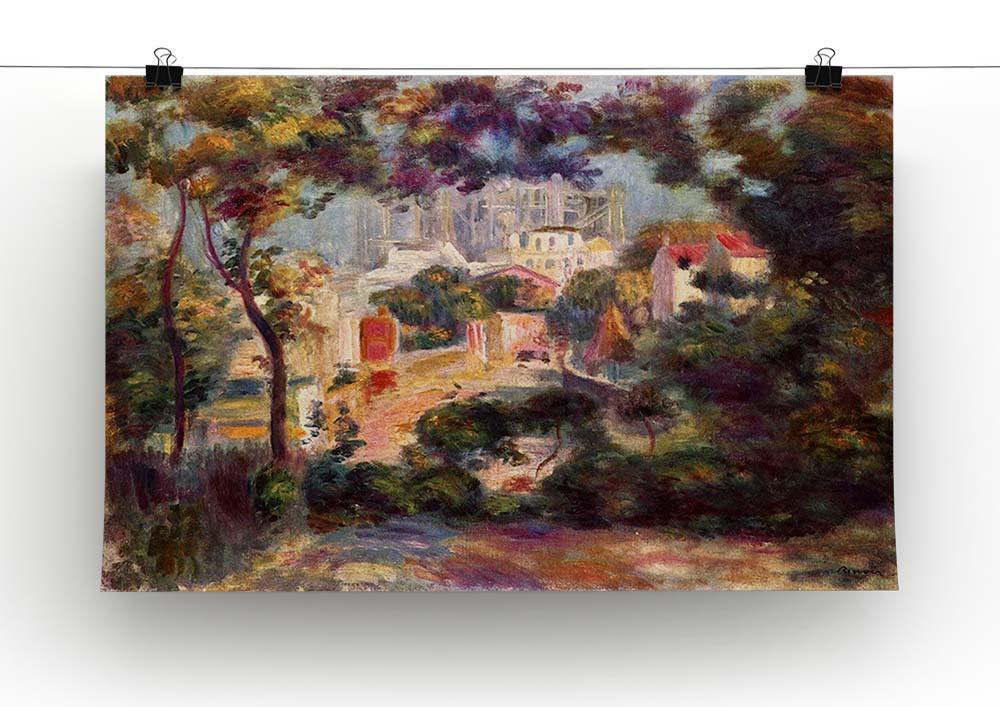 Landscape with the view of Sacre Coeur by Renoir Canvas Print or Poster - Canvas Art Rocks - 2