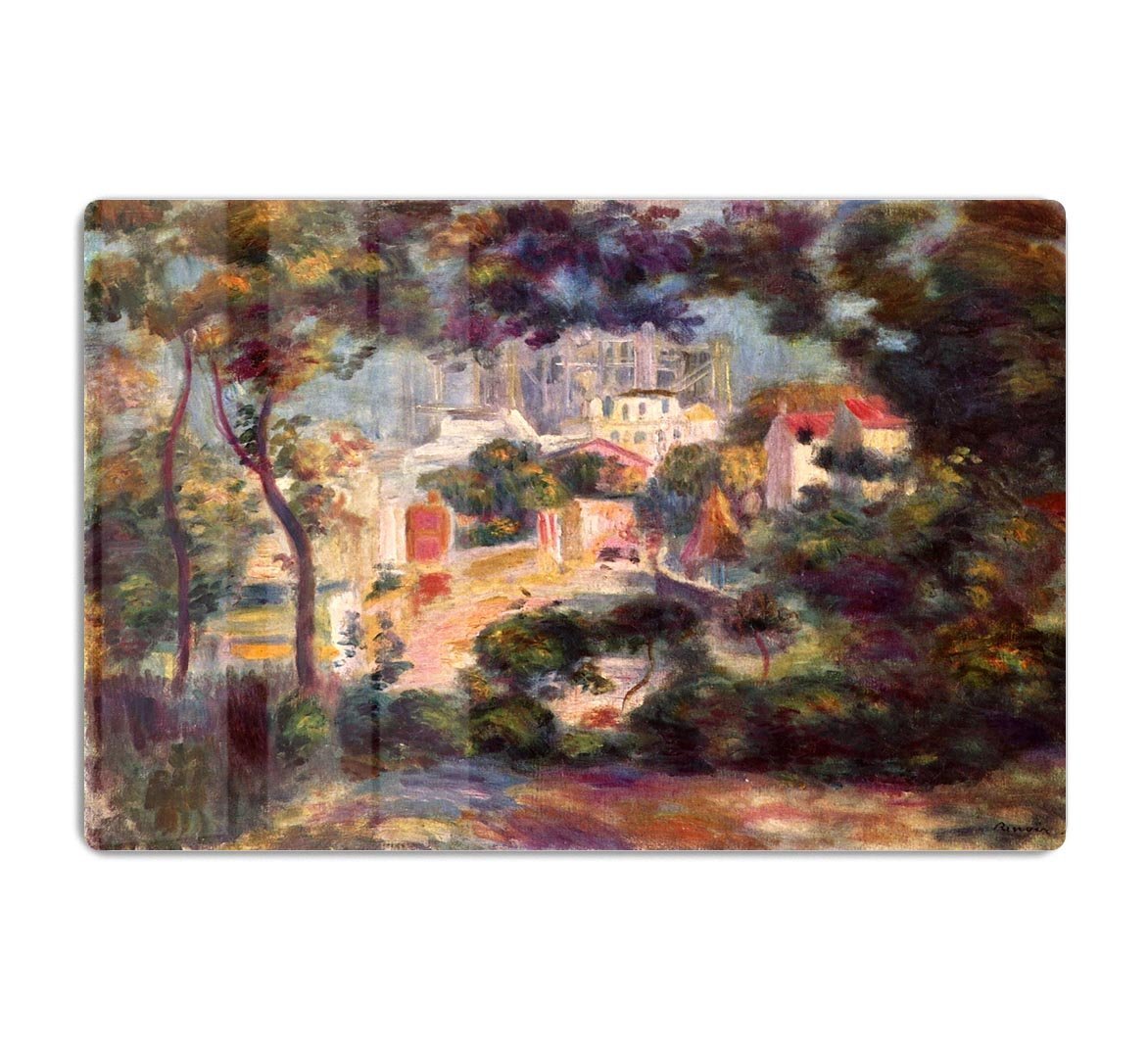Landscape with the view of Sacre Coeur by Renoir HD Metal Print