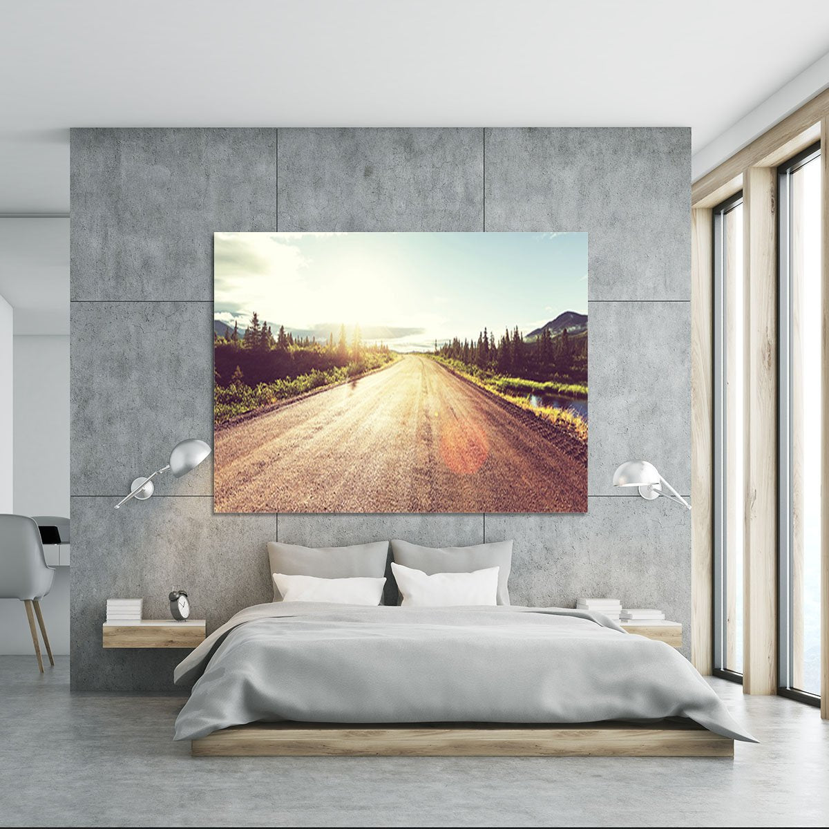 Landscapes on Denali highway Canvas Print or Poster