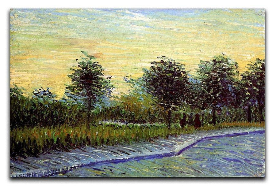 Lane in Voyer d Argenson Park at Asnieres by Van Gogh Canvas Print & Poster  - Canvas Art Rocks - 1