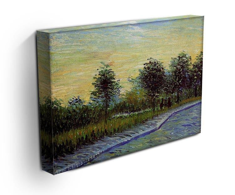 Lane in Voyer d Argenson Park at Asnieres by Van Gogh Canvas Print & Poster - Canvas Art Rocks - 3