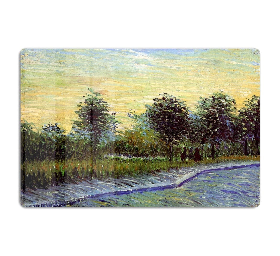 Lane in Voyer d Argenson Park at Asnieres by Van Gogh HD Metal Print