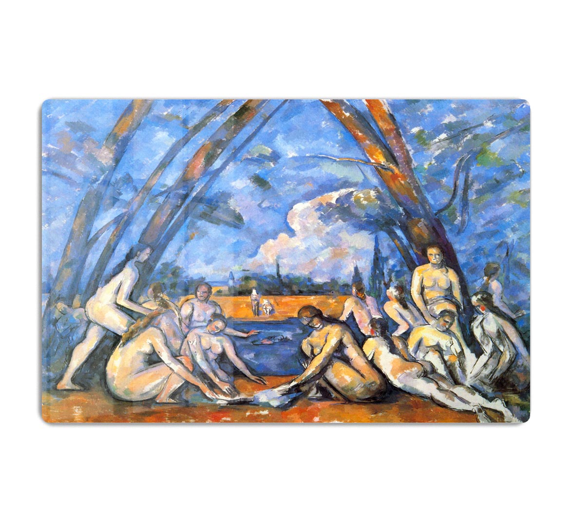 Large Bathers 2 by Cezanne Acrylic Block - Canvas Art Rocks - 1