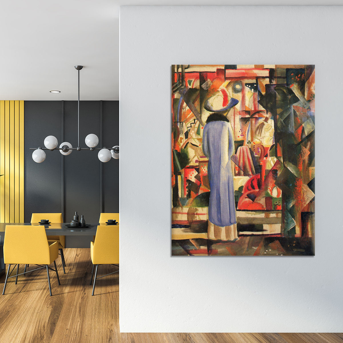 Large bright showcase by Macke Canvas Print or Poster - Canvas Art Rocks - 4