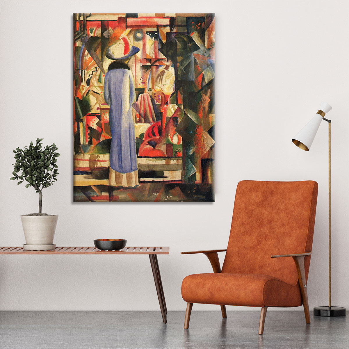 Large bright showcase by Macke Canvas Print or Poster - Canvas Art Rocks - 6