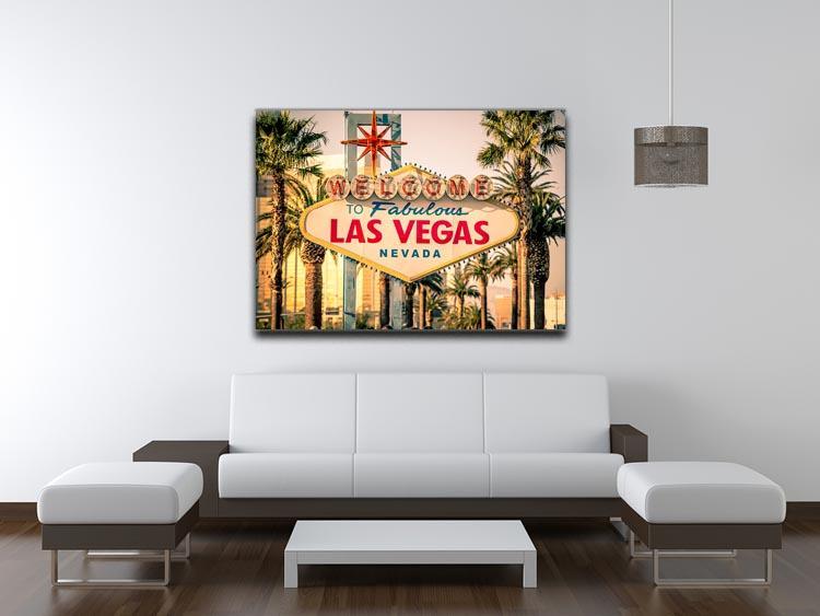 Las Vegas Welcomes You Canvas Print or Poster - Canvas Art Rocks - 4