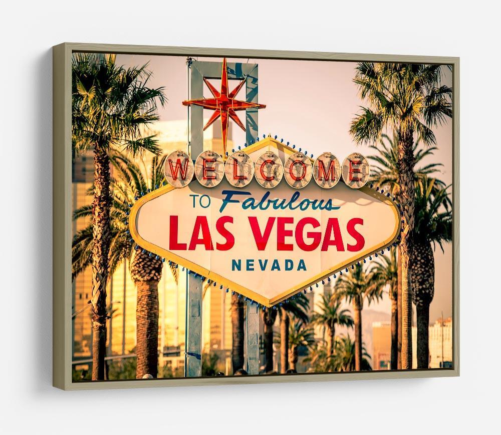 Las Vegas Welcomes You HD Metal Print
