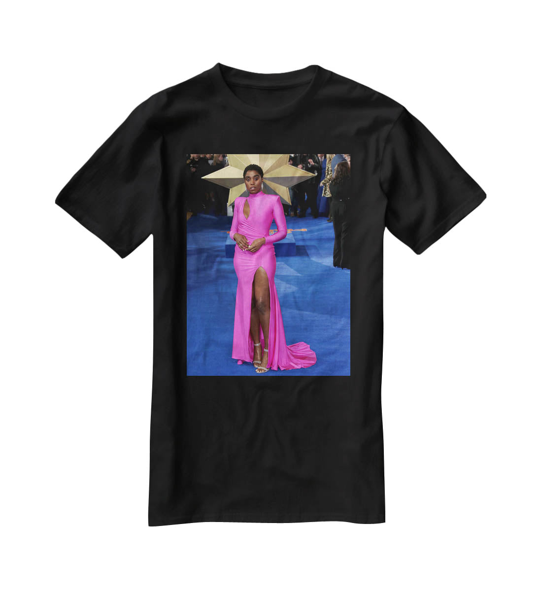 Lashana Lynch T-Shirt - Canvas Art Rocks - 1