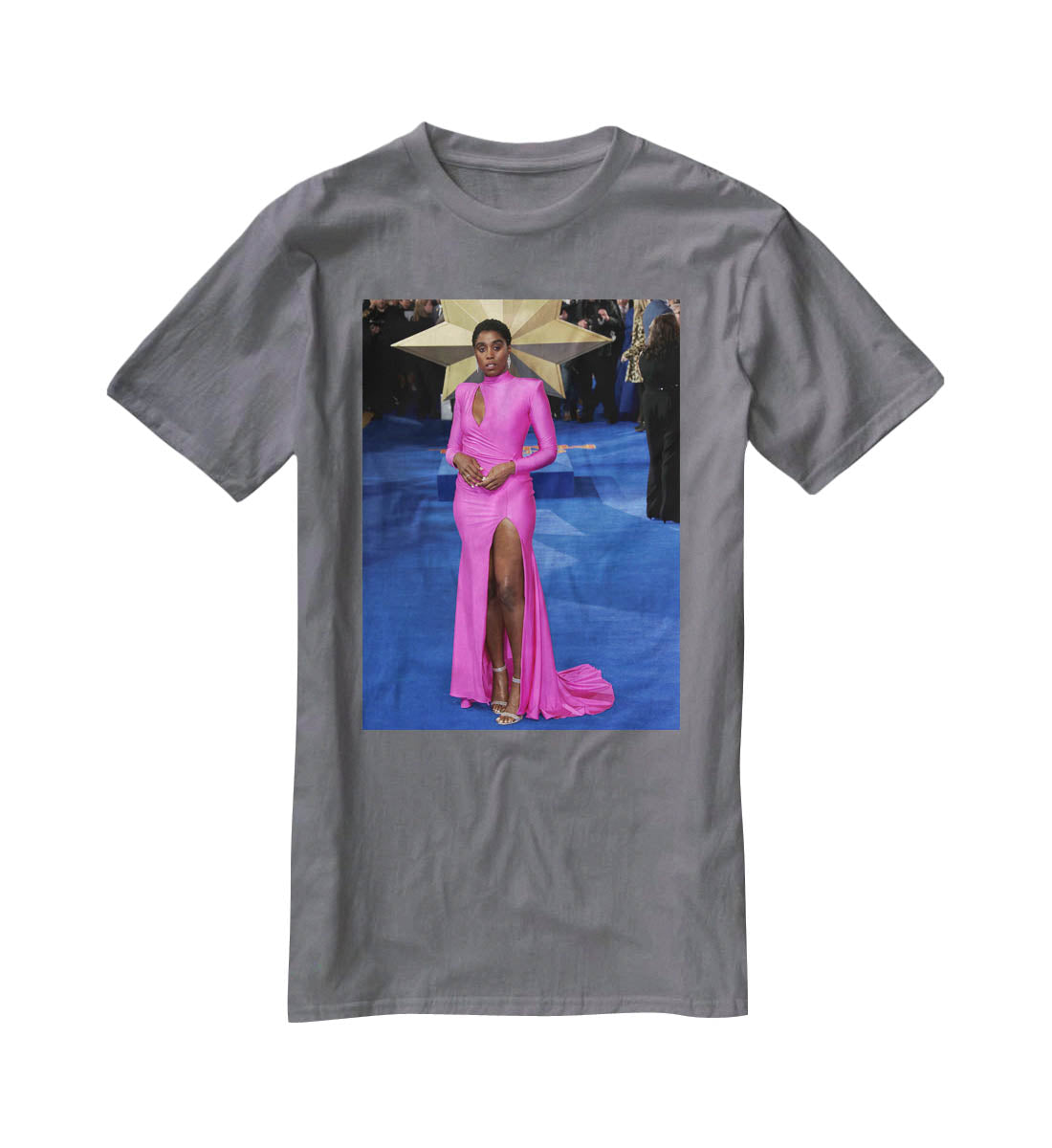 Lashana Lynch T-Shirt - Canvas Art Rocks - 3