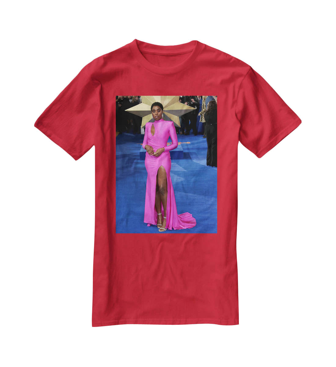 Lashana Lynch T-Shirt - Canvas Art Rocks - 4