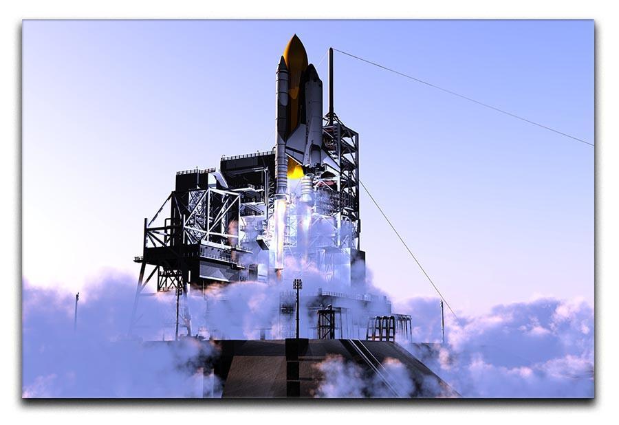 Launch a spacecraft into space Canvas Print or Poster  - Canvas Art Rocks - 1