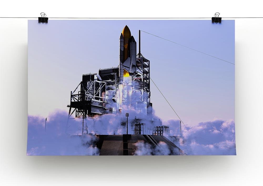 Launch a spacecraft into space Canvas Print or Poster - Canvas Art Rocks - 2