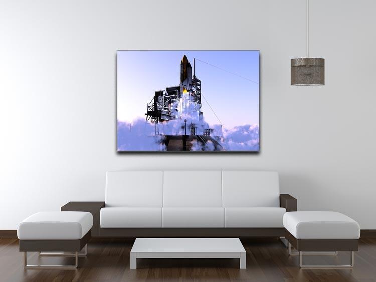 Launch a spacecraft into space Canvas Print or Poster - Canvas Art Rocks - 4