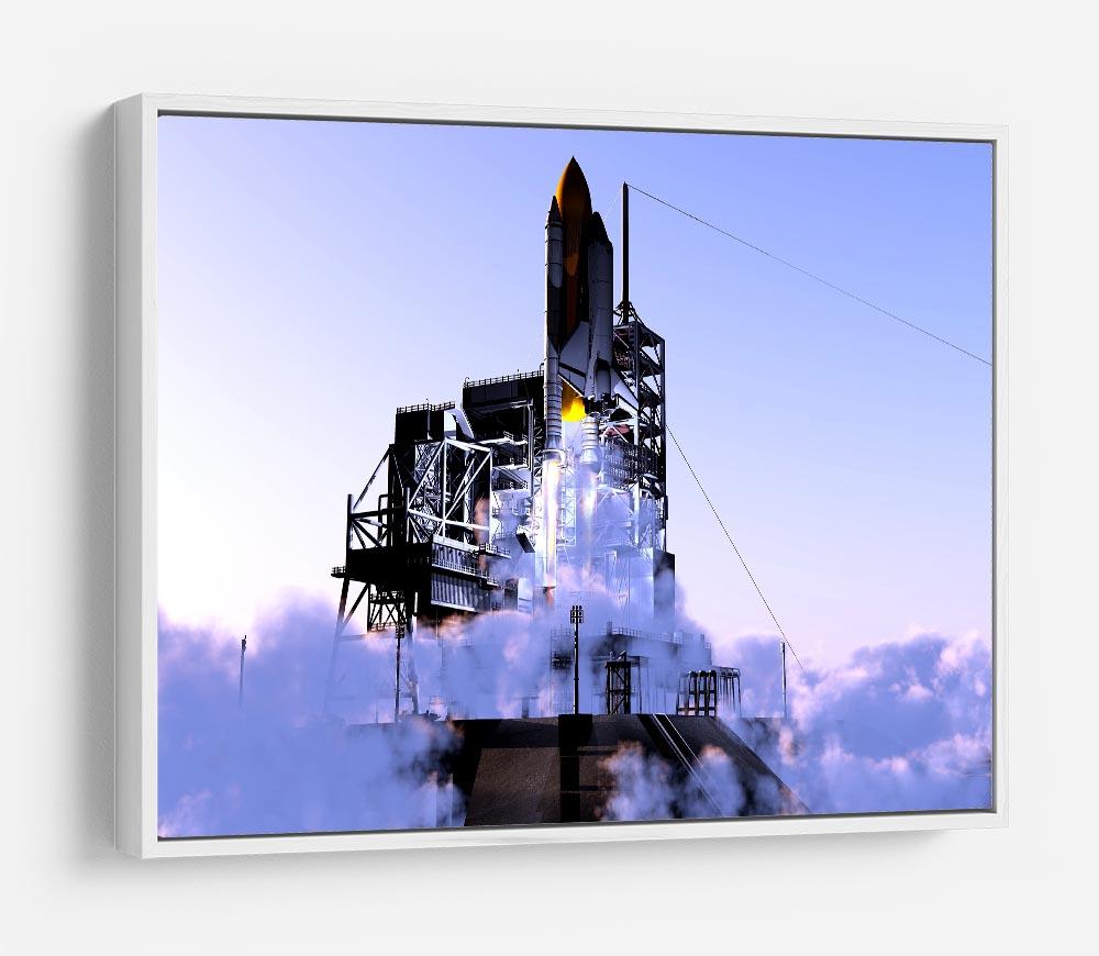Launch a spacecraft into space HD Metal Print