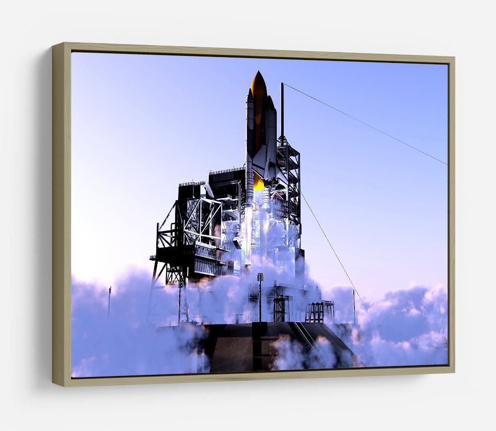 Launch a spacecraft into space HD Metal Print