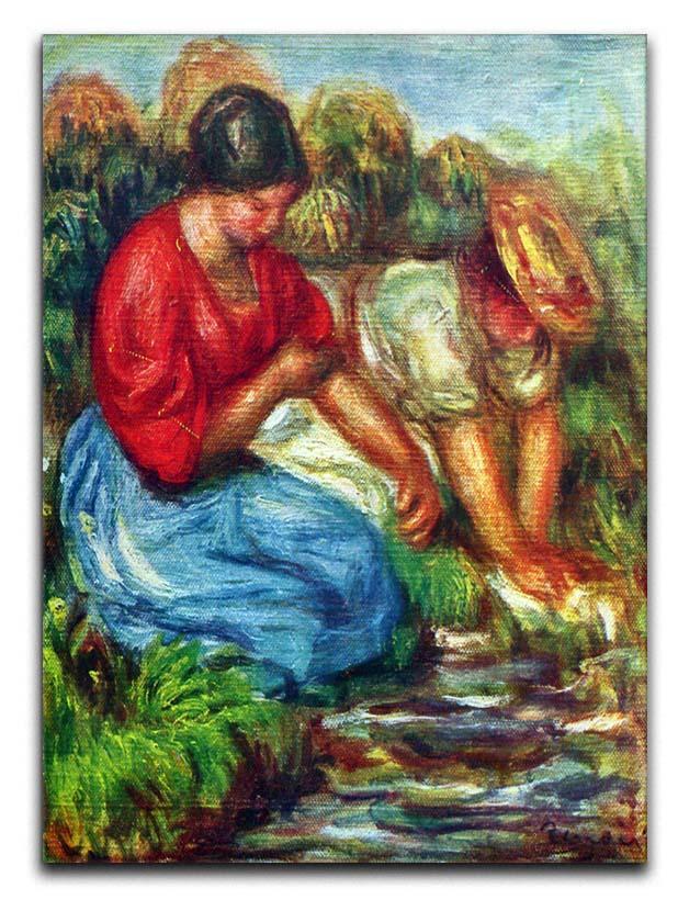 Laundresses 1 by Renoir Canvas Print or Poster  - Canvas Art Rocks - 1