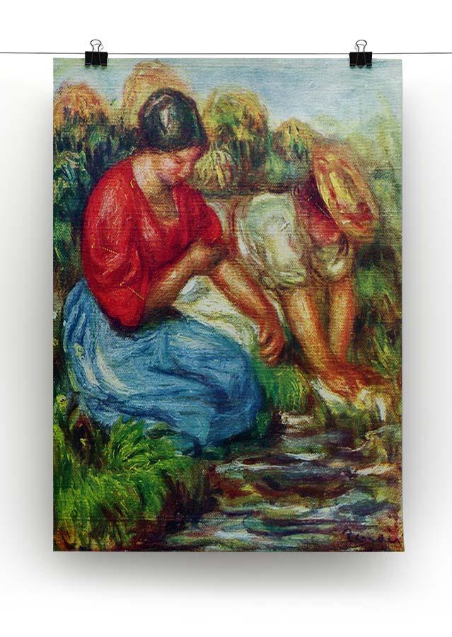 Laundresses 1 by Renoir Canvas Print or Poster - Canvas Art Rocks - 2