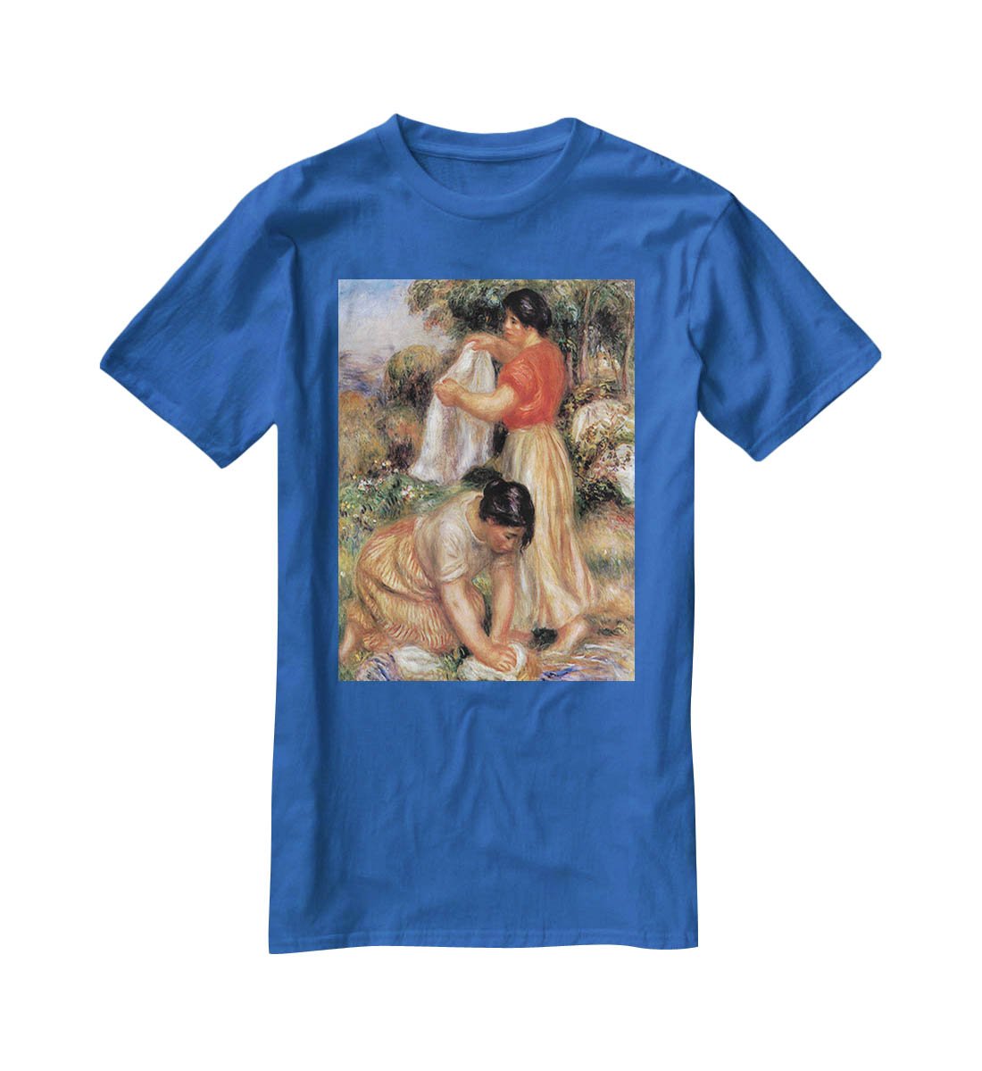 Laundresses 2 by Renoir T-Shirt - Canvas Art Rocks - 2