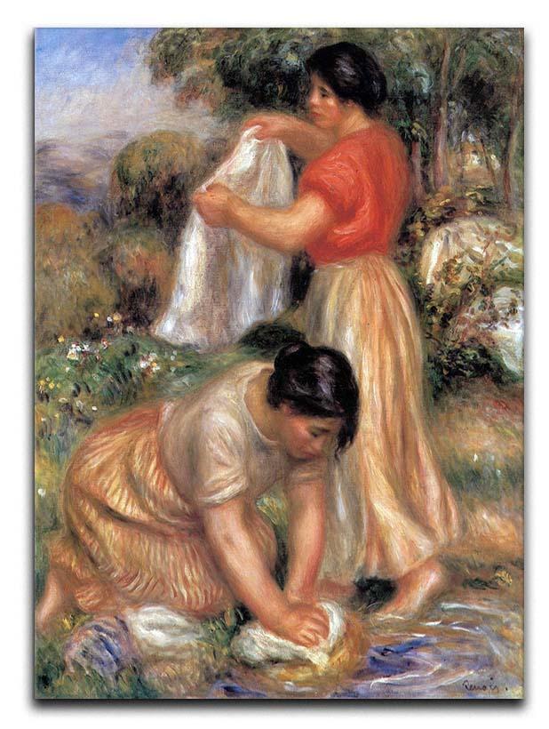 Laundresses 2 by Renoir Canvas Print or Poster  - Canvas Art Rocks - 1
